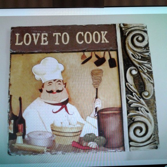 Love to cook & Bon Appetit Plaques - Picture 2 of 2